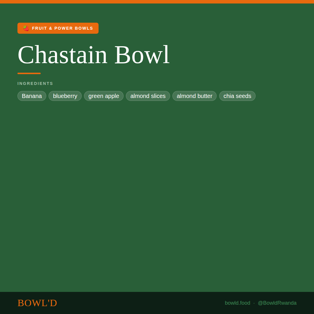 Chastain Bowl