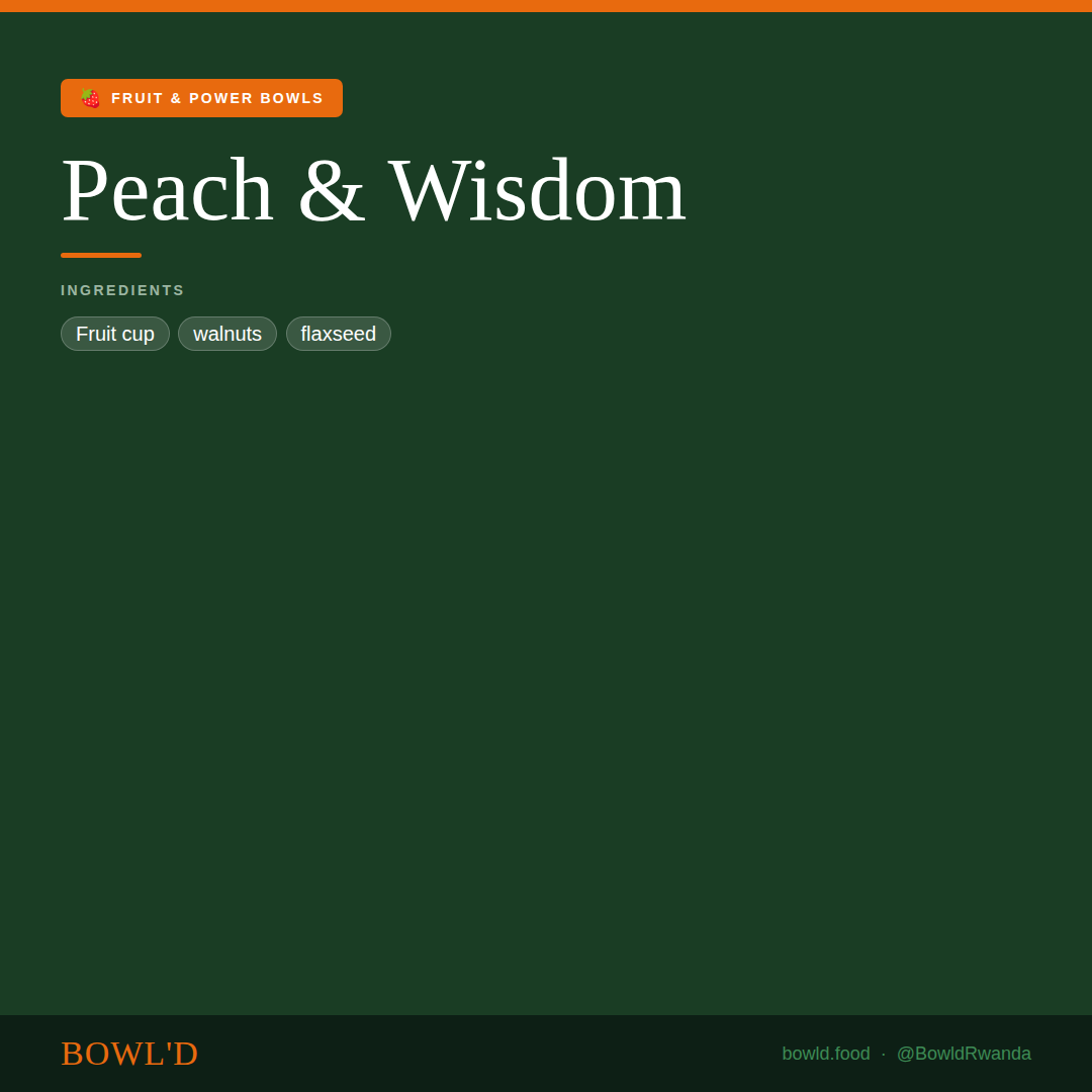 Peach & Wisdom